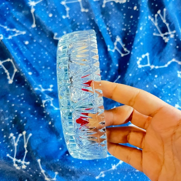 VINTAGE Princess House Crystal Glass Trinket Tray - Picture 4 of 5